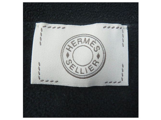 Hermès HERMES Nylon-Polyurethan Aufwärmjacke L Dunkelbraun - Ansicht 7