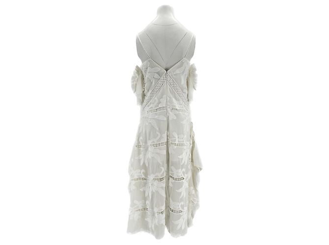 Self portrait Self-Portrait Kleid T.UK 10 Polyester Weiß - Ansicht 2