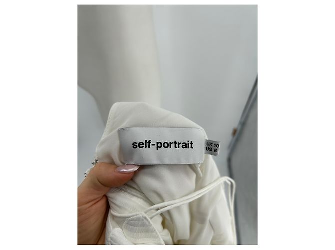 Self portrait Self-Portrait Kleid T.UK 10 Polyester Weiß - Ansicht 5