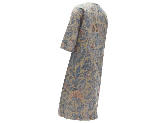 Vestido acolchado floral con diamantes de Dries Van Noten - vista 6