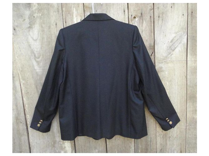 Autre Marque Au Petit Matelot Wollblazer Schwarz - Ansicht 2