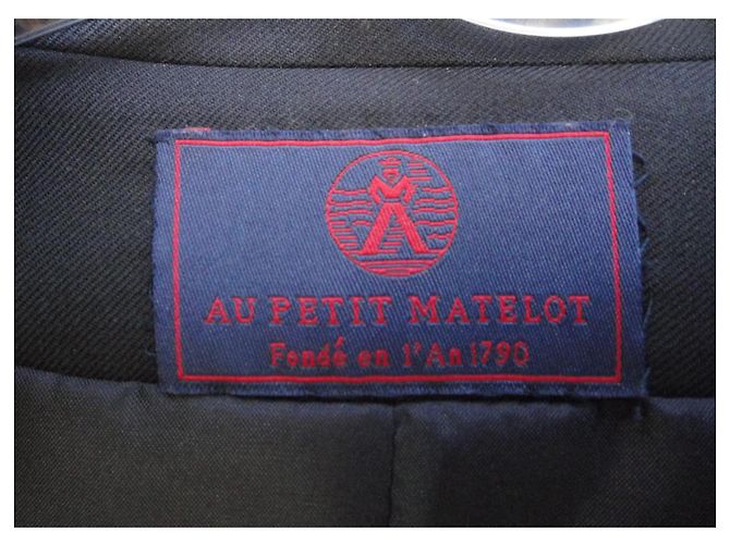 Autre Marque Au Petit Matelot Wollblazer Schwarz - Ansicht 3