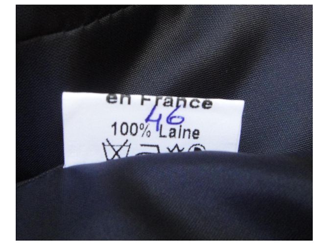Autre Marque Au Petit Matelot Wollblazer Schwarz - Ansicht 7