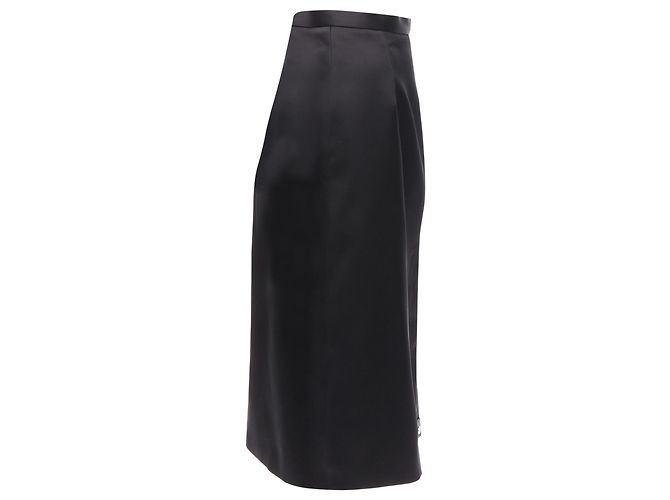 CHRISTOPHER KANE satin silver jewel chain slskirt - view 4