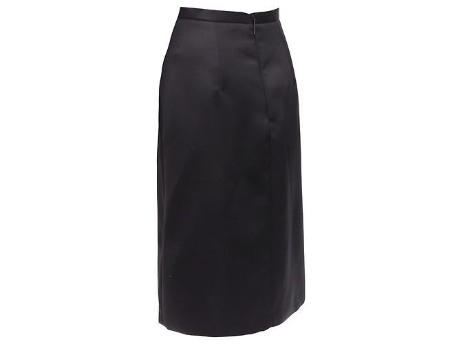 CHRISTOPHER KANE satin silver jewel chain slskirt - view 5