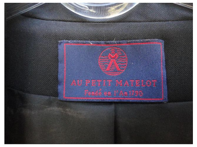 Autre Marque Au Petit Matelot Wollblazer Schwarz - Ansicht 3