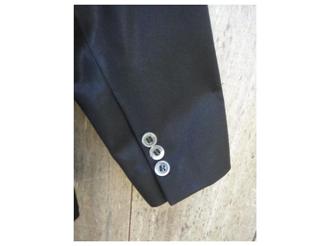 Autre Marque Au Petit Matelot Wollblazer Schwarz - Ansicht 8