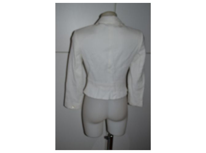 Chaqueta Versus Versace de algodón blanca Blanco - vista 5