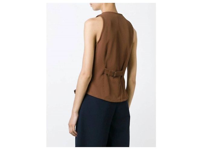 Romeo Gigli Brown Vest - 2000s - view 4