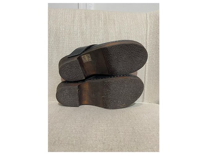 Céline Mule e zoccoli CELINE T.EU 38 Pelle Nero - vista 6