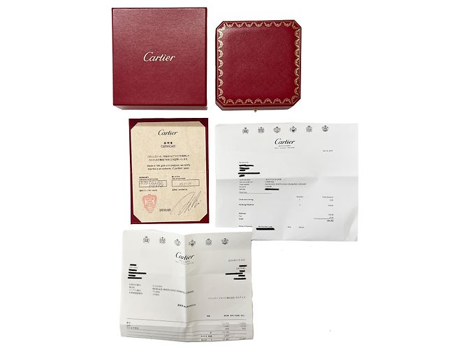 Pendente Love in Diamante e Ceramica Nera Cartier (Oro Bianco) - vista 3