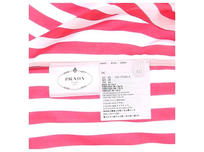 Prada top T.IT 40 seda Roja - vista 6