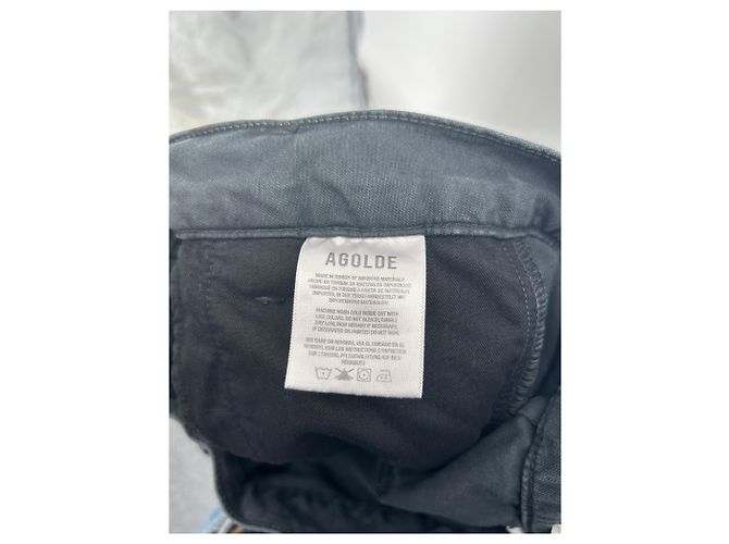Pantalones Agolde T.US 26 Algodón Negro - vista 4