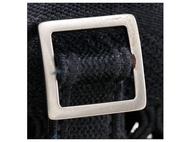 Borsa a spalla in rete nera Christian Dior Nero - vista 9