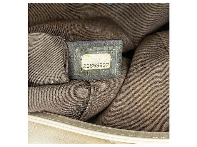 Chanel Blu Medio Tweed e Pelle di Agnello Gabrielle Crossbody Blu navy - vista 5