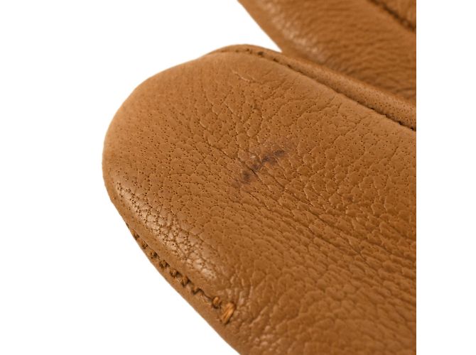 Hermès Hermes Kelly Handschuhe aus braunem Lammleder - Ansicht 7