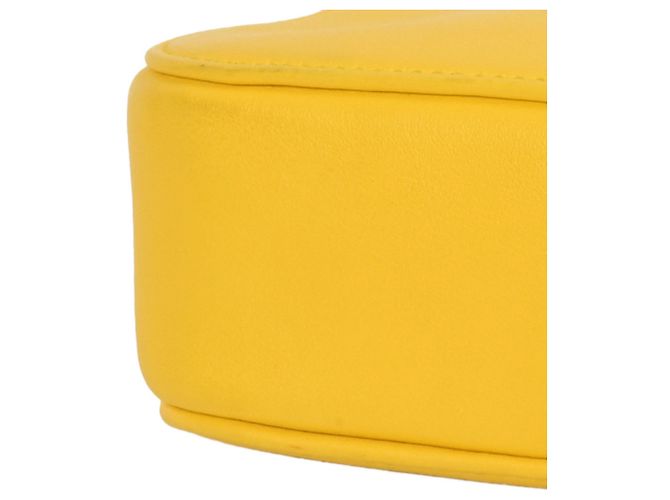 Camera Borsa a tracolla in pelle gialla Balenciaga XS Giallo - vista 5