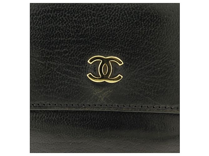 Billetera bi-fold Chanel Coco Mark Negro - vista 11