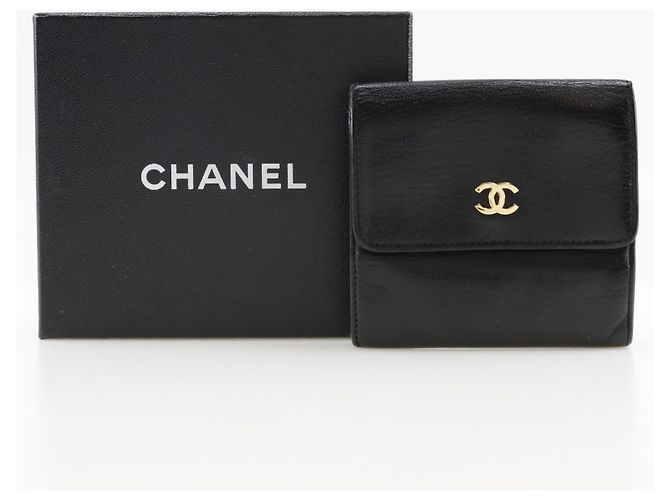 Billetera bi-fold Chanel Coco Mark Negro - vista 15