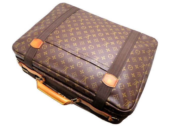 Borsa da trasporto Satellite 53 di Louis Vuitton Marrone - vista 4