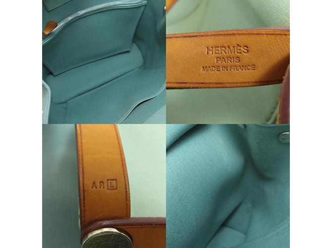 Hermès Borsa Hermes Cabag Elan Turchese - vista 5