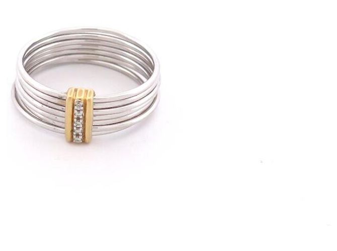 ANELLO MAUBOUSSIN I 7 PECCATI DI TE RI0702WYDI 52 ORO BIANCO 18K GIALLO - vista 2