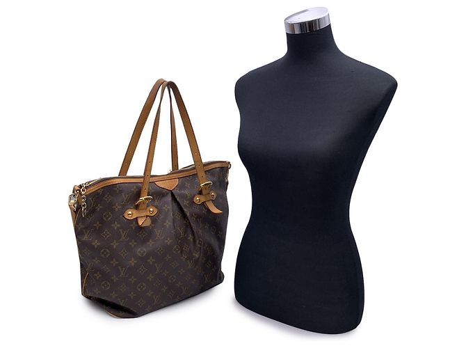 Louis Vuitton Monogram Canvas Palermo GM Tote Bag mit Schultergurt Braun - Ansicht 2