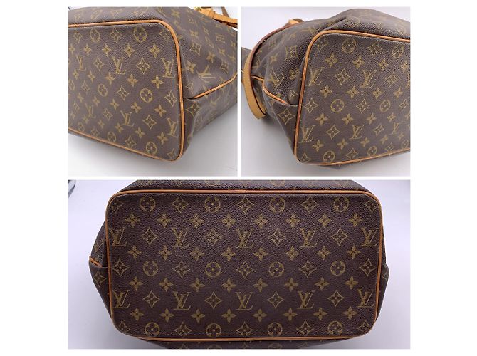 Louis Vuitton Monogram Canvas Palermo GM Tote Bag mit Schultergurt Braun - Ansicht 5