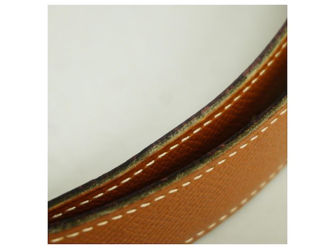 Cintura in vitello Epsom oro Constance di Hermès D'oro - vista 9