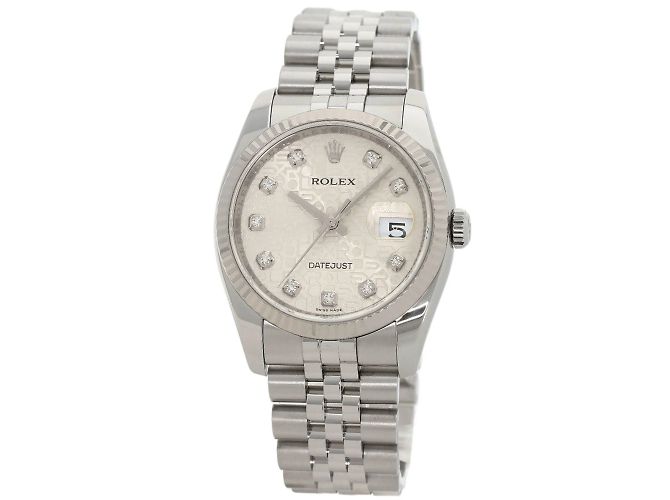Relógio Rolex Datejust 116234G com diamantes - vista 11