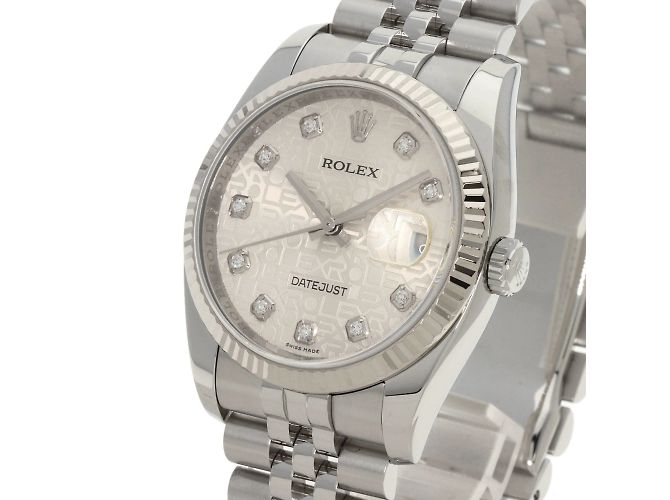 Relógio Rolex Datejust 116234G com diamantes - vista 3