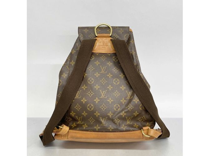 Zaino Montsouris GM Monogramma Louis Vuitton Marrone - vista 14