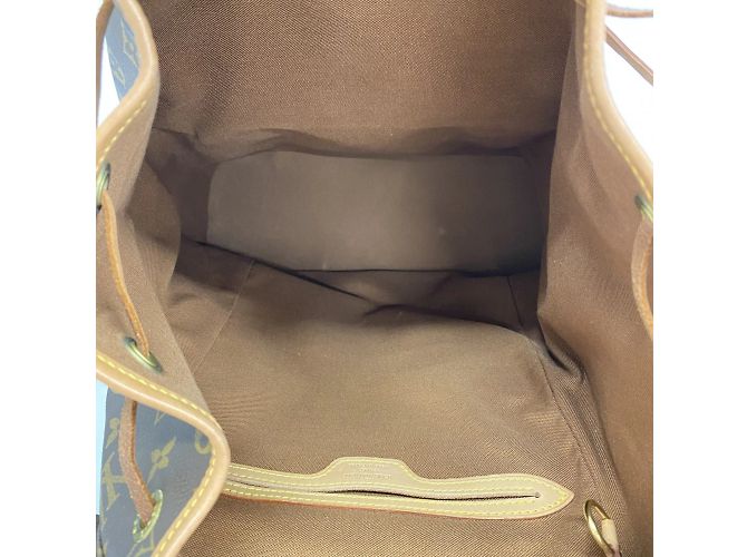 Zaino Montsouris GM Monogramma Louis Vuitton Marrone - vista 4