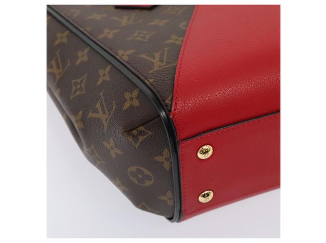 LOUIS VUITTON Monogram Kimono PM Borsa a Mano Rossa M41856 LV Auth 89974SA Rosso - vista 15