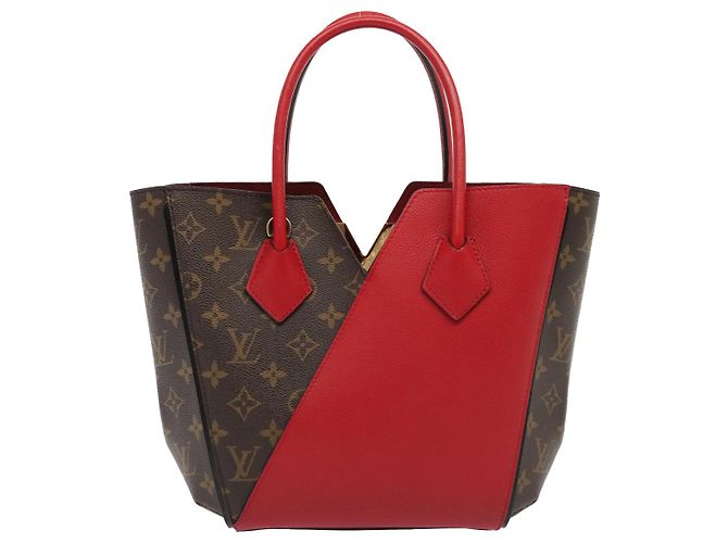 LOUIS VUITTON Monogram Kimono PM Borsa a Mano Rossa M41856 LV Auth 89974SA Rosso - vista 2