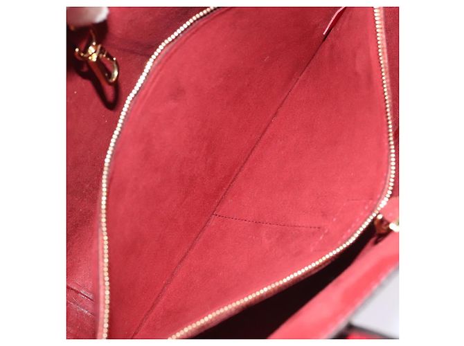 LOUIS VUITTON Monogram Kimono PM Borsa a Mano Rossa M41856 LV Auth 89974SA Rosso - vista 27