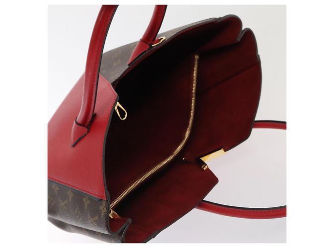 LOUIS VUITTON Monogram Kimono PM Borsa a Mano Rossa M41856 LV Auth 89974SA Rosso - vista 6