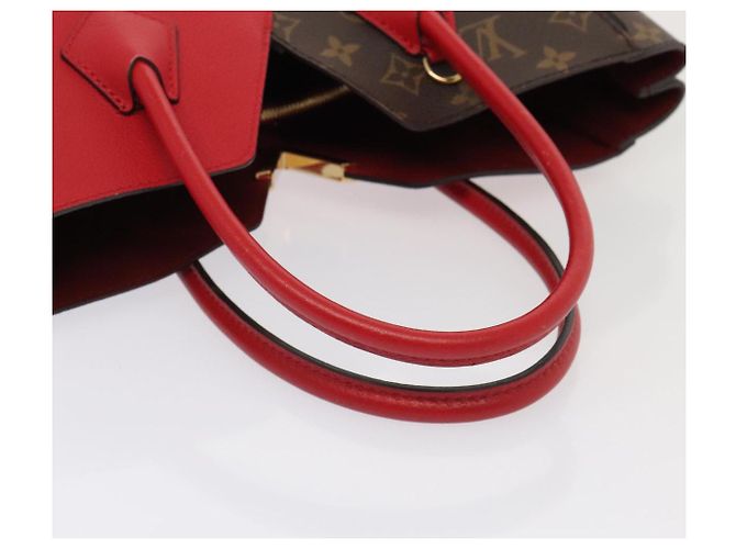 LOUIS VUITTON Monogram Kimono PM Borsa a Mano Rossa M41856 LV Auth 89974SA Rosso - vista 7