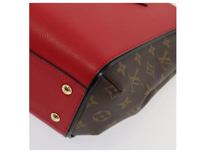LOUIS VUITTON Monogram Kimono PM Borsa a Mano Rossa M41856 LV Auth 89974SA Rosso - vista 8