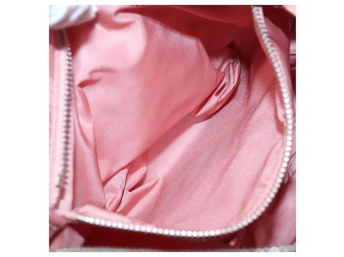 PRADA Schultertasche Nylon Grau Silber Authentisch 89792 Braun - Ansicht 28