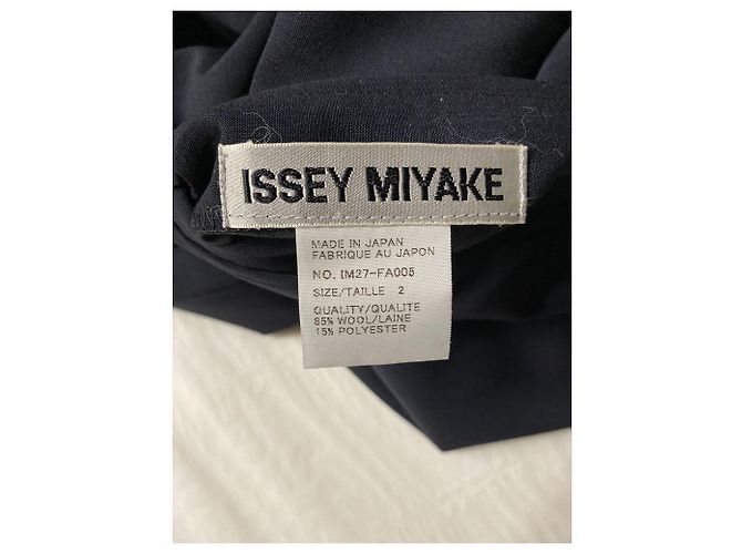 Abrigo reversible azul Issey Miyake - vista 7