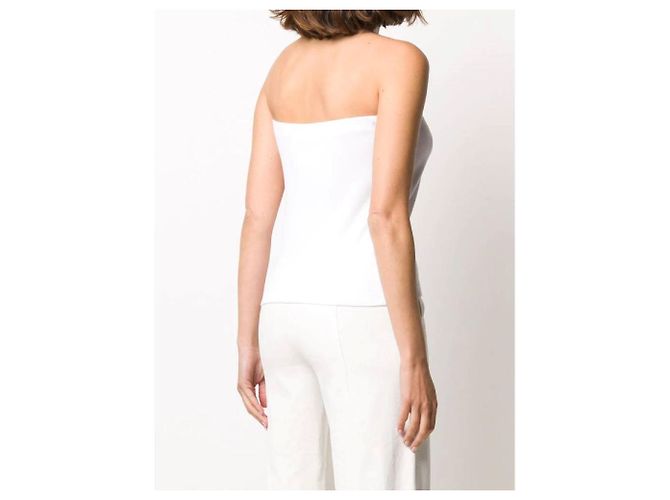Top de algodón blanco Maison Martin Margiela - años 2000 - vista 3