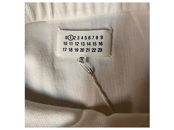 Top de algodón blanco Maison Martin Margiela - años 2000 - vista 6