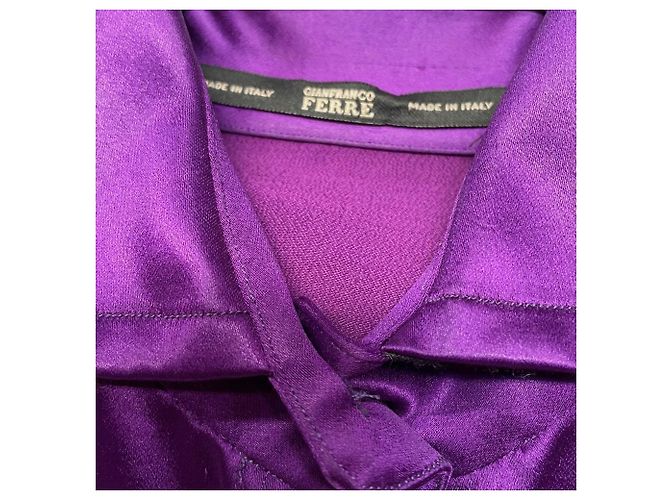 Camicia viola Gianfranco Ferré Porpora - vista 7
