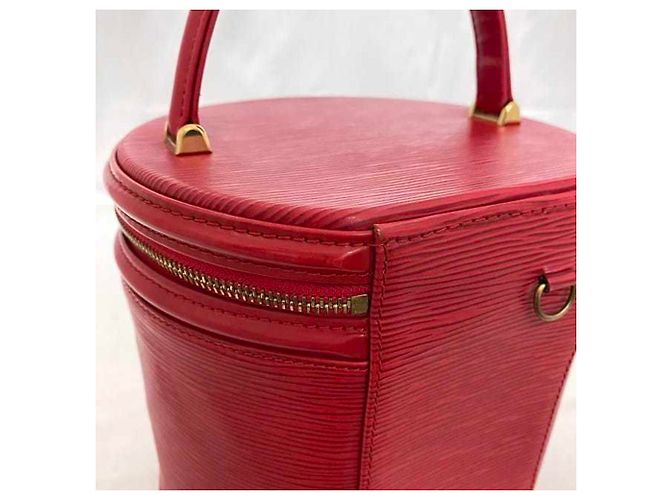 Cannes Borsa Vanity Louis Vuitton in rosso castigliano - vista 9
