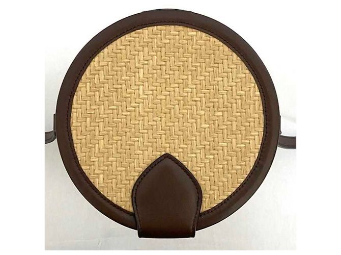 Céline Borsa a Spalla Celine Tambour Marrone Beige - vista 6