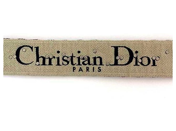 Cinghia a Spalla Christian Dior Beige Blu navy - vista 11