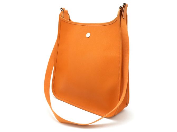Hermès Borsa a Spalla Hermes Vespa PM Arancione - vista 3