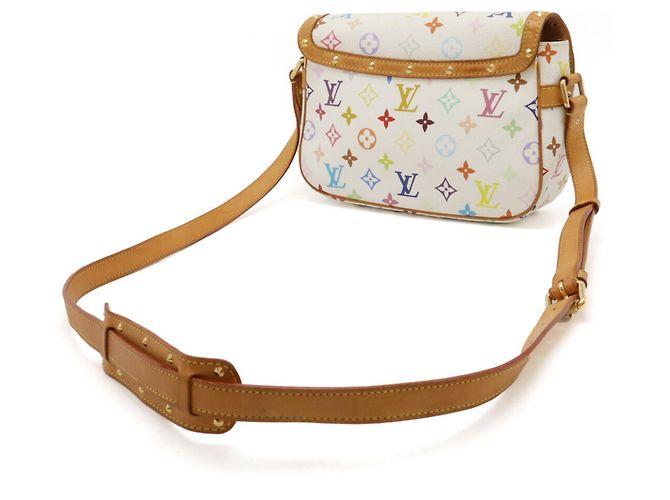Sologne Schultertasche Monogramm Multicolor Louis Vuitton Weiß - Ansicht 3