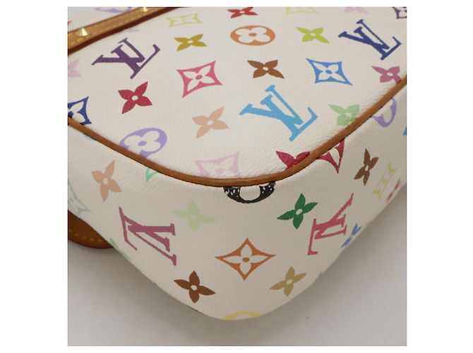 Sologne Schultertasche Monogramm Multicolor Louis Vuitton Weiß - Ansicht 4